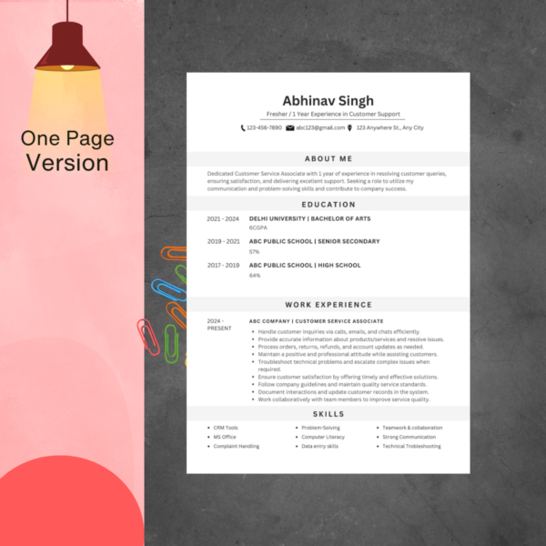 ATS Friendly Resume Template - Image 2